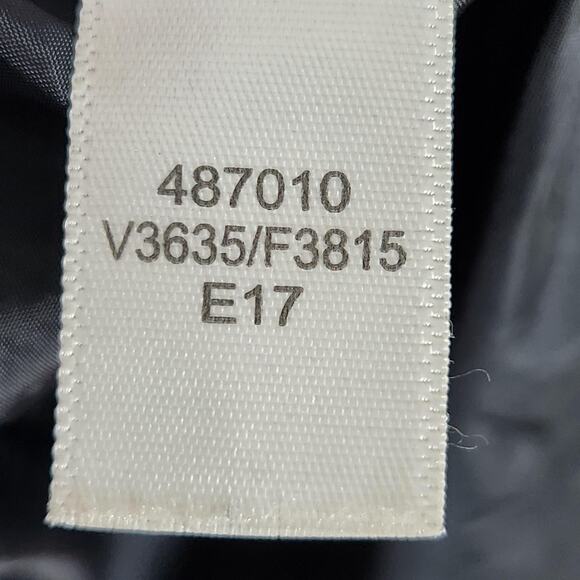 Lands End Puffer Coat Womens Large Black Long Hooded Down Feather Quilted Parka - Picture 14 of 14